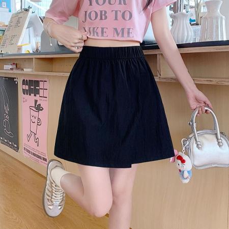 BY13307# 立体腰山本短裙女夏高腰小个子工装裙裤休闲运动半身裙 服裝批發女裝批發服飾貨源