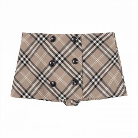 BY13382# 夏季绝美巨好看a字半身裙女低腰格子包臀裙子小个子短裙 服裝批發女裝批發服飾貨源