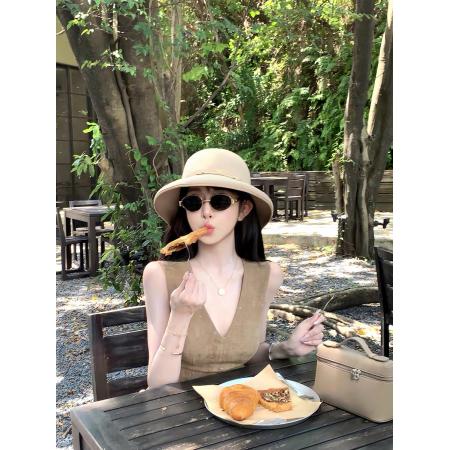 BY13401# 天鹅er高智lady时尚小香风气质无袖连衣裙 服裝批發女裝批發服飾貨源