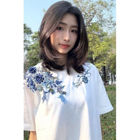 BY13622# 原版辅料纯棉精梳紧密短袖t恤女  服裝批發女裝批發服飾貨源