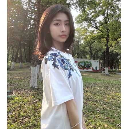 BY13622# 原版辅料纯棉精梳紧密短袖t恤女  服裝批發女裝批發服飾貨源