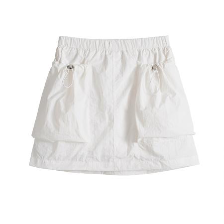 夏季新款宽松高腰显瘦小个子运动风休闲短裤女工装裤裙  服裝批發女裝批發服飾貨源