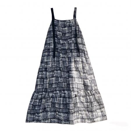 BY13785# 法式浪漫度假风吊带连衣裙女夏季新款设计感超火宽松气质长裙  服裝批發女裝批發服飾貨源