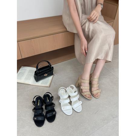 X-33057# 春节新款粗跟高跟凉鞋 鞋子批发女鞋批发凉鞋货源