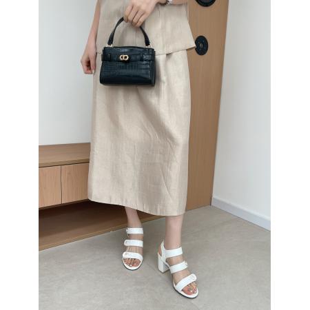 X-33057# 春节新款粗跟高跟凉鞋 鞋子批发女鞋批发凉鞋货源