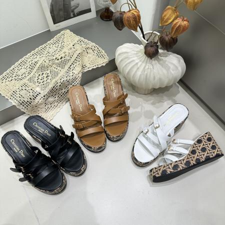 X-33060# 春季新款厚底坡跟凉鞋女鞋 鞋子批发女鞋批发凉鞋货源