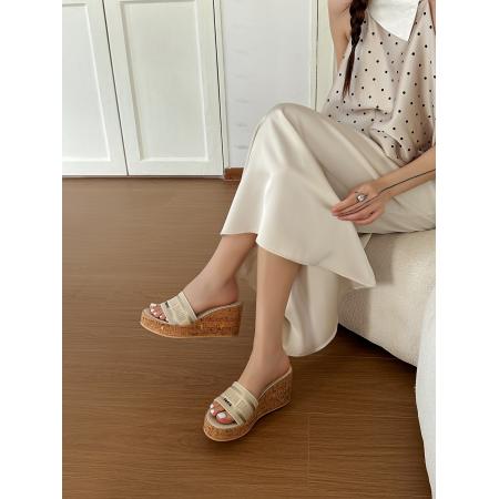 X-33061# 春季新款时尚坡底厚底凉鞋女鞋 鞋子批发女鞋批发凉鞋货源