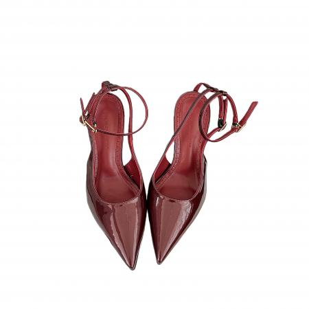 X-33068# 春季新款后空尖头百搭女高跟鞋 鞋子批发女鞋批发凉鞋货源