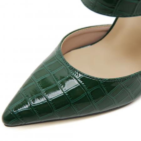 X-33090# 石头纹女士尖头细高跟超高跟鞋 鞋子批发女鞋批发凉鞋货源