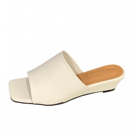 X-33108# 韩式风一字拖女新款外穿坡跟增高凉拖鞋百搭露趾舒适拖鞋 鞋子批发女鞋批发凉鞋货源