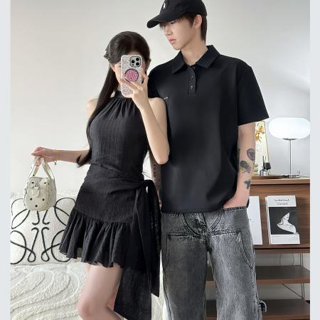 BY14311# 新款情侣装无袖连衣裙 服裝批發女裝批發服飾貨源