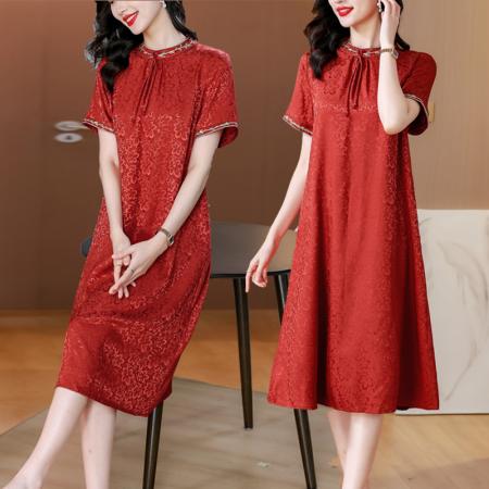 BY14329# 国风香云纱真...