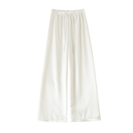 BY14337# 夏季新款宽松时尚高腰垂感直筒百搭拖地休闲阔腿裤长裤 服裝批發女裝批發服飾貨源