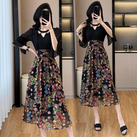 BY14347# 大码女装夏季...