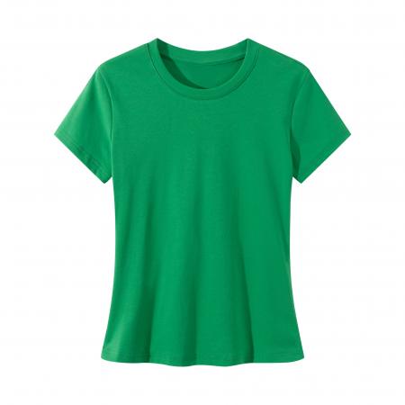 大码欧货美式百搭正肩t恤女短袖夏季气质百搭遮肚子显瘦上衣 服裝批發女裝批發服飾貨源