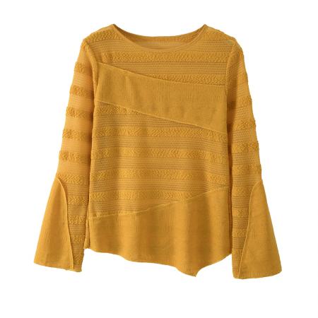 BY14727# 小个子喇叭袖短款修身衬衫上衣春季新款高级感小衫衬衣女装 服裝批發女裝批發服飾貨源