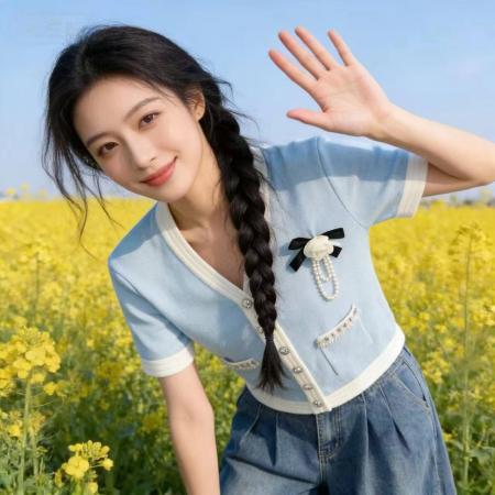 BY14739# 法式重工钉珠冰丝针织衫女春夏新款千金风开衫高级感上衣 服裝批發女裝批發服飾貨源