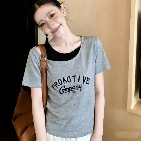 BY14761# 慵懒风假两件...