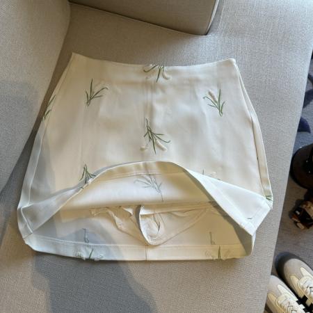 BY14863# 重工刺绣半身裙女新款高腰显瘦a字包臀裙防走光内衬短裙 服裝批發女裝批發服飾貨源