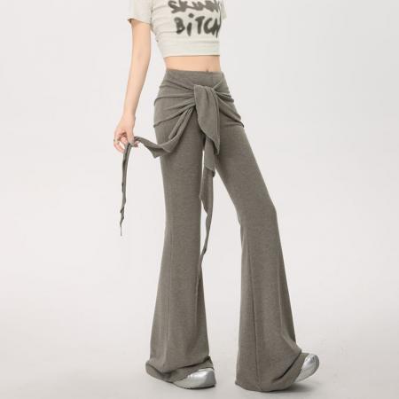 BY15115# 荷叶边微喇叭...