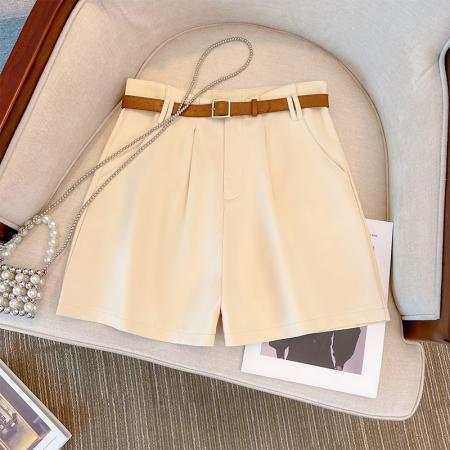 BY15191# 大码女装夏季新款胖MM遮肉显瘦减龄休闲针织衫阔腿短裤两件套服裝批發女裝批發服飾貨源