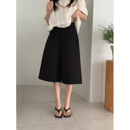 BY15220# 韩国chic夏季通勤百搭休闲裤服裝批發女裝批發服飾貨源