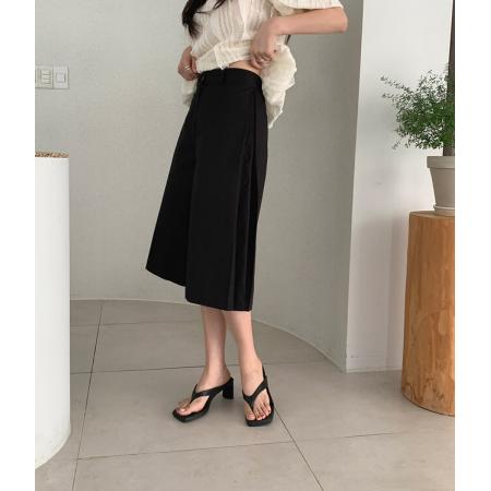 BY15220# 韩国chic夏季通勤百搭休闲裤服裝批發女裝批發服飾貨源