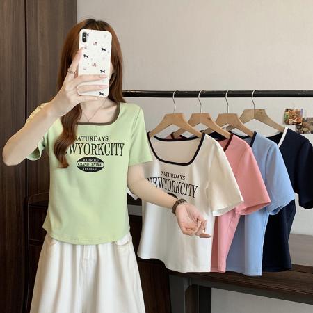 BY15327# 夏装新款胖m...