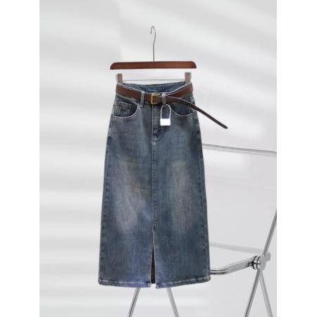 BY15360# 今年流行时尚炸街港风高级感网红减龄小香风衬衫牛仔半身裙套装夏服裝批發女裝批發服飾貨源