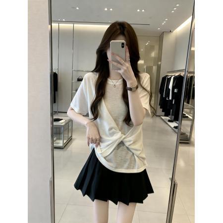 BY15489# 夏季新款圆领...