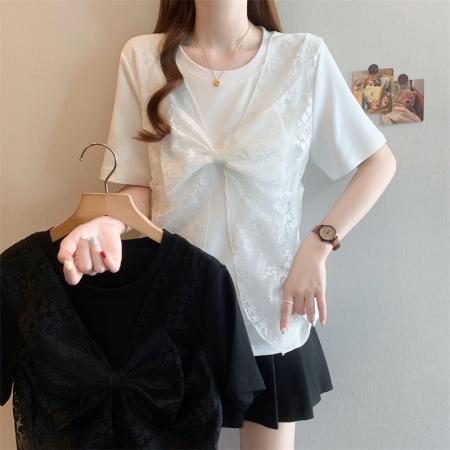 BY15506# 大码女装假两...