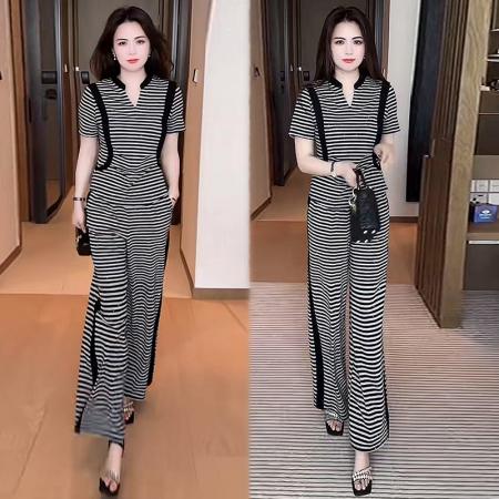 BY15549# 夏季新款小香风穿搭气质休闲显瘦不挑人减龄套装 服裝批發女裝批發服飾貨源