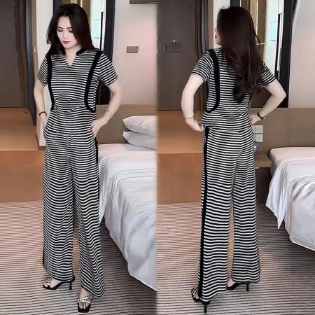 BY15549# 夏季新款小香风穿搭气质休闲显瘦不挑人减龄套装 服裝批發女裝批發服飾貨源