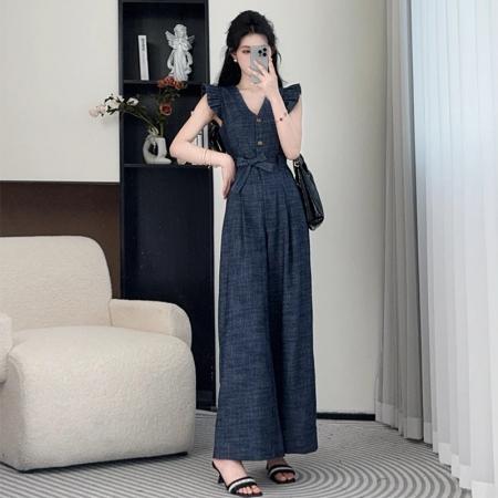 BY15551# 26春夏季新款时尚轻奢设计师高级感连体裤 服裝批發女裝批發服飾貨源