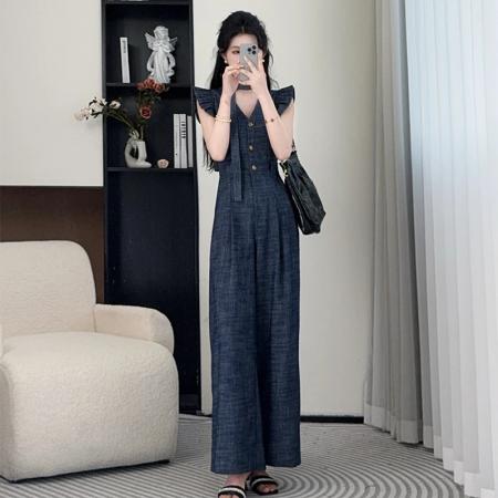 BY15551# 26春夏季新款时尚轻奢设计师高级感连体裤 服裝批發女裝批發服飾貨源