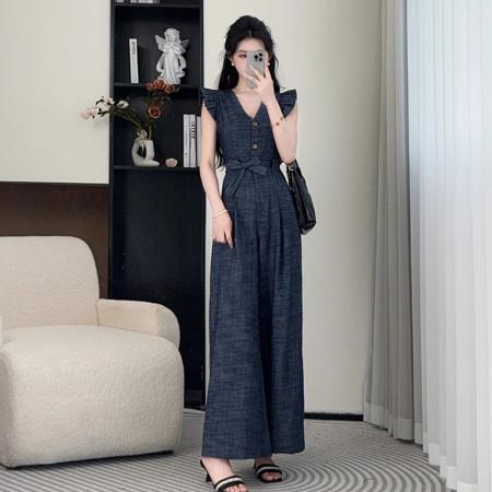 BY15551# 26春夏季新款时尚轻奢设计师高级感连体裤 服裝批發女裝批發服飾貨源