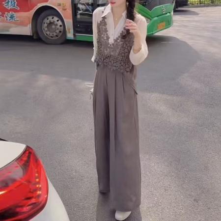 BY15562# 夏季简约设计百搭时尚高品质两件套 服裝批發女裝批發服飾貨源