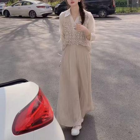 BY15562# 夏季简约设计百搭时尚高品质两件套 服裝批發女裝批發服飾貨源