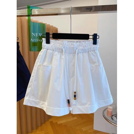 BY15627# 韩系阔腿短裤女夏新款宽松显瘦休闲裤宽松大码百搭简约裤子 服裝批發女裝批發服飾貨源