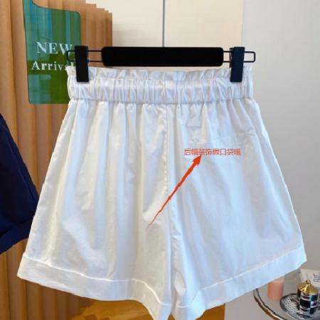 BY15627# 韩系阔腿短裤女夏新款宽松显瘦休闲裤宽松大码百搭简约裤子 服裝批發女裝批發服飾貨源