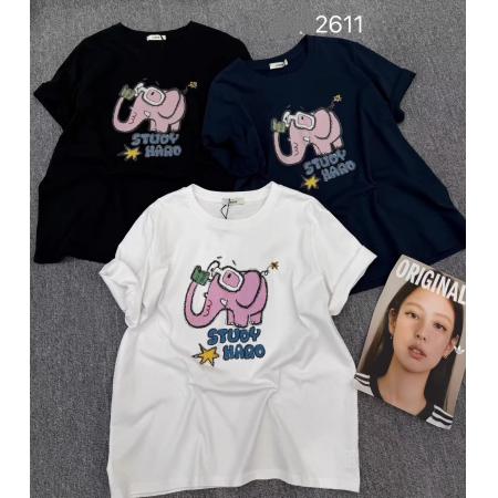 BY15680# 春夏装短袖T恤女韩版印花  服裝批發女裝批發服飾貨源