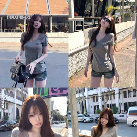 BY15864# 法式独特绝美蕾丝拼接木耳边褶皱上衣女小众设计感露肩短款衬衫夏  服裝批發女裝批發服飾貨源