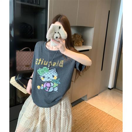 BY15886# 宽松版大码夏...