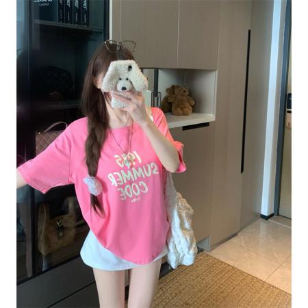 BY15887# 宽松版大码夏...