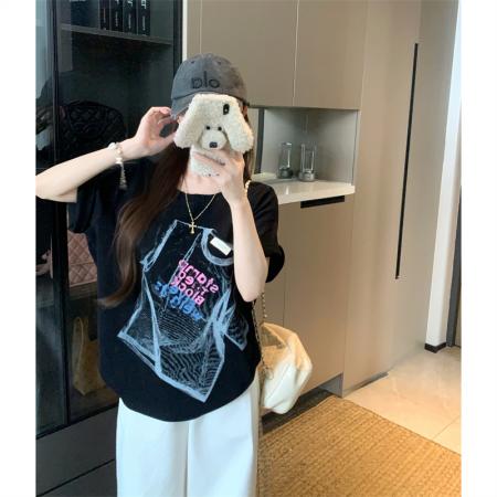 BY15899# 宽松版大码夏...