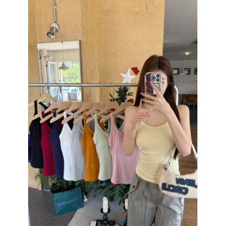 BY16002# 韩版美背工字背吊带背心女夏修身内搭打底衣 服裝批發女裝批發服飾貨源