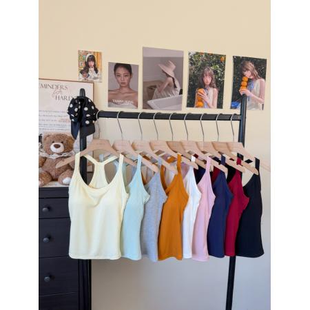 BY16002# 韩版美背工字背吊带背心女夏修身内搭打底衣 服裝批發女裝批發服飾貨源