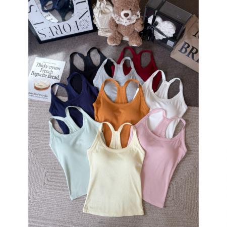 BY16002# 韩版美背工字背吊带背心女夏修身内搭打底衣 服裝批發女裝批發服飾貨源