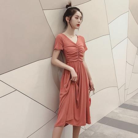 BY16065# 纯欲立体花朵褶皱气质小黑裙女夏季辣妹设计感短裙显瘦包臀连衣裙 服裝批發女裝批發服飾貨源