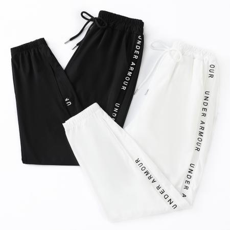 防晒束脚裤女夏季韩版高腰休闲百搭印花速干卫裤运动长裤 服裝批發女裝批發服飾貨源